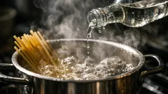 Does adding vinegar to pasta water stop it sticking? The myth explained